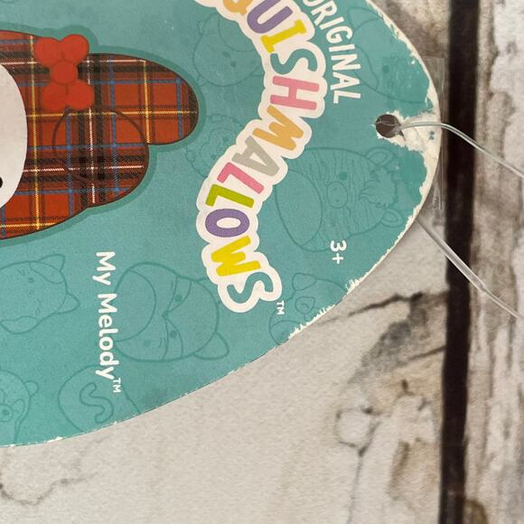 Squishmallows Original Sanrio  Red Plaid My Melody Plush hello kitty 2023 - Picture 4 of 8